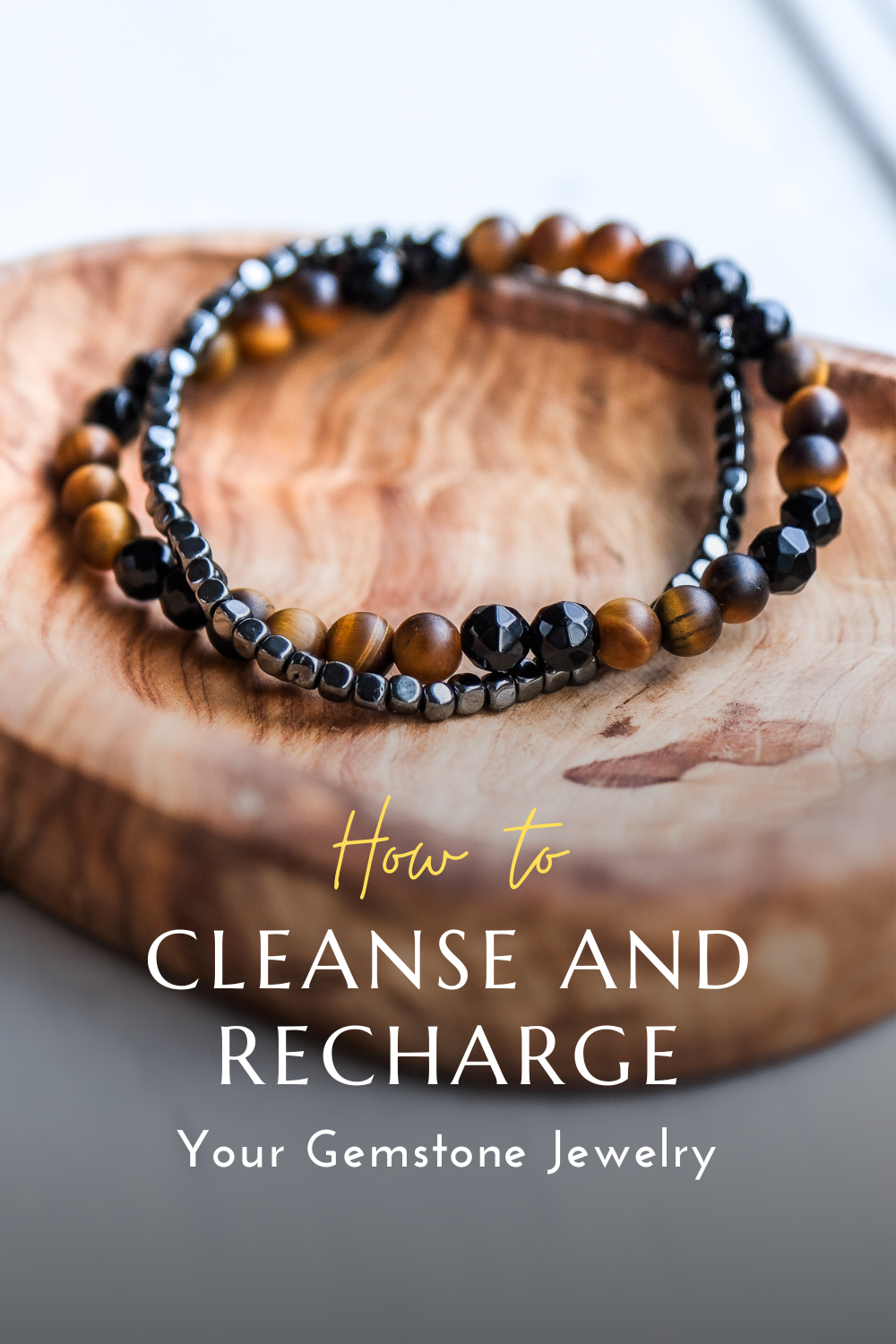 How to Cleanse and Recharge Your Gemstone Jewelry at Home