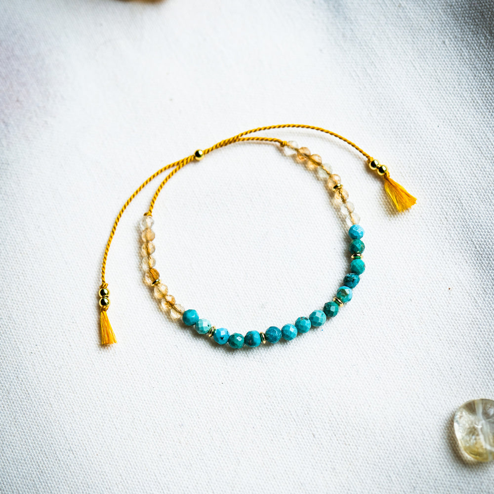 
                      
                        Turquoise & Citrine Bracelet
                      
                    