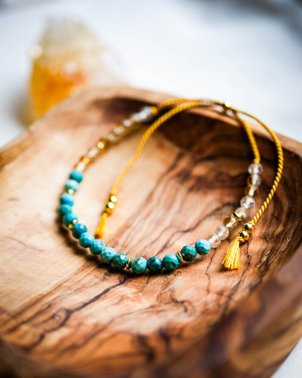 Turquoise & Citrine Bracelet