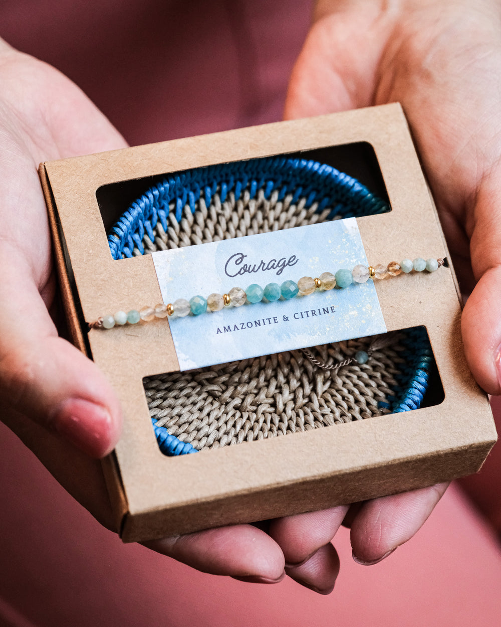 Courage - Bracelet + Tray Set