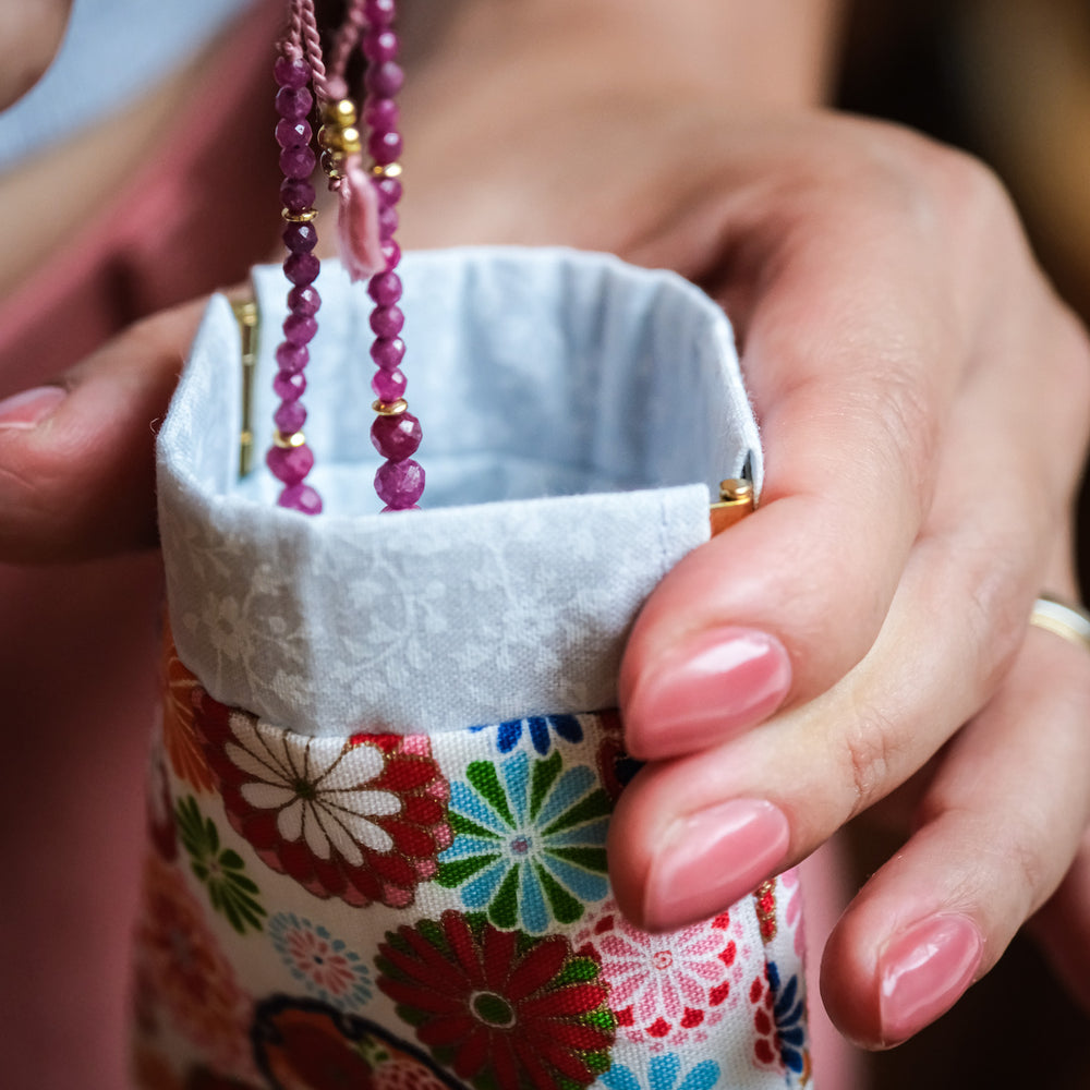 
                      
                        Pouch - Japanese Floral White
                      
                    